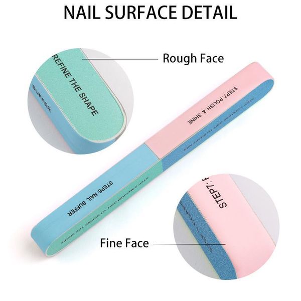 2 pcs/set nail spong files professional file 7 sides sanding buffer block nail buffer for nail polishing manic qylytj
2 pcs/set nail spong files professional file 7 sides sanding buffer block nail buffer for nail polishing manic qylytj