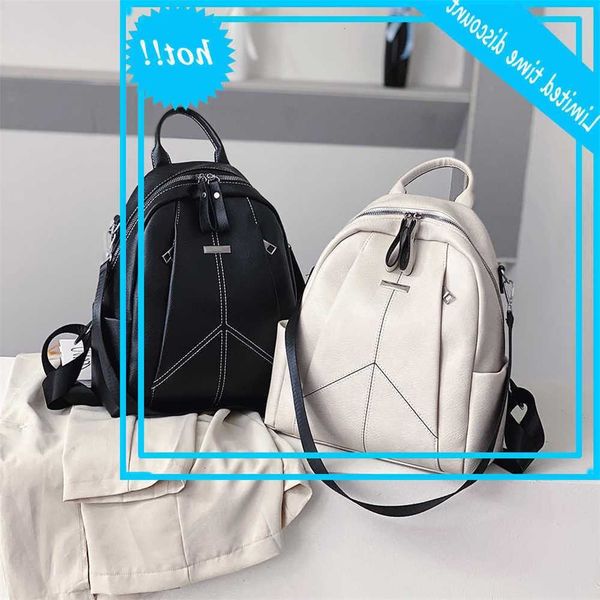 2021 spring new soft leather women's backpack brand luxury designer large capacity random travel white main sac a dos femme
2021 spring new soft leather women's backpack brand luxury designer large capacity random travel white main sac a dos femme