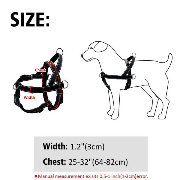 nylon reflective no pull large dog harness quick fit pet harnesses vest adjustable for large dogs golden retriever safe bbysdp
nylon reflective no pull large dog harness quick fit pet harnesses vest adjustable for large dogs golden retriever safe bbysdp
