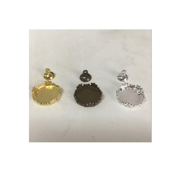 20pcs 15mm bronze/silver/gold crown tray base 8mm metal caps for glass globe vial pendant jewelry tools jllvov, Black
20pcs 15mm bronze/silver/gold crown tray base 8mm metal caps for glass globe vial pendant jewelry tools jllvov, Black