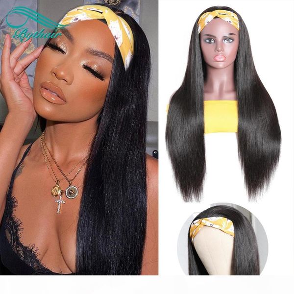 bythair silky straight human hair headband wig full machine made peruvian human hair wig with headband no glue no gel with hairband, Black
bythair silky straight human hair headband wig full machine made peruvian human hair wig with headband no glue no gel with hairband, Black