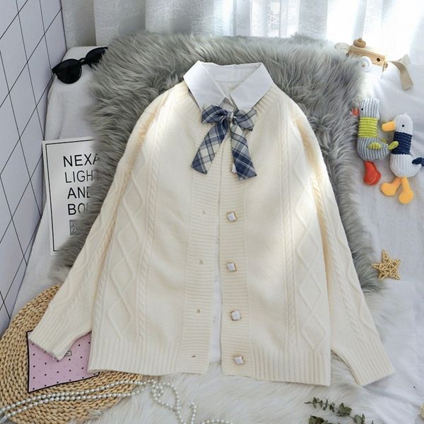 cardigan women autumn 2020 new women's versatile loose knitwear coat knitwear korean casual sweet long sleeve sweater coat zuoa8, White;black
cardigan women autumn 2020 new women's versatile loose knitwear coat knitwear korean casual sweet long sleeve sweater coat zuoa8, White;black