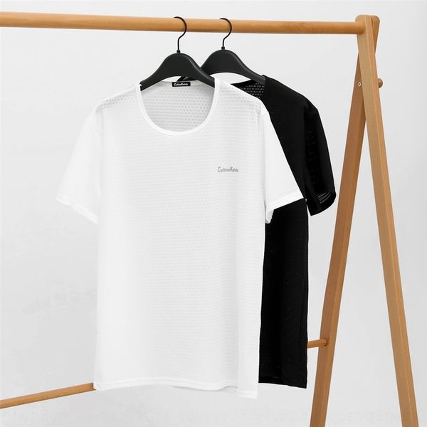 q7eoh ice t-shirt silk short-sleeved t-shirt men's mesh breathable quick-drying loose mesh sports hollow summer internet celebrity wi2n, Blue
q7eoh ice t-shirt silk short-sleeved t-shirt men's mesh breathable quick-drying loose mesh sports hollow summer internet celebrity wi2n, Blue