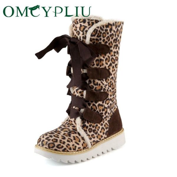 snow boots 2020 winter leopard women platform boot lace-up chunky shoe ladies plus size fashion designer woman shoes botas mujer, Black
snow boots 2020 winter leopard women platform boot lace-up chunky shoe ladies plus size fashion designer woman shoes botas mujer, Black