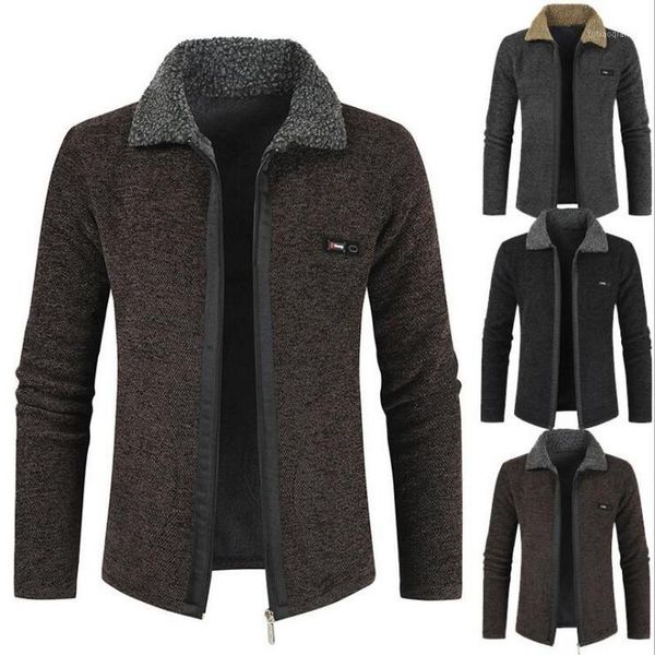 plush padded lapel knitted jacket winter men wool coat thick fur wool coats men fashion warm men's cashmere jacket streetwear1, Black
plush padded lapel knitted jacket winter men wool coat thick fur wool coats men fashion warm men's cashmere jacket streetwear1, Black