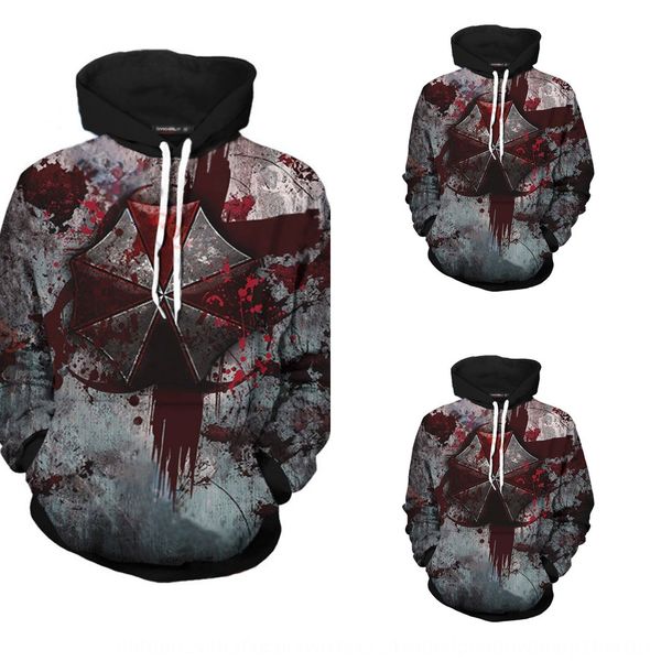 new bio crisis series umbrella 3d cosplay animation 3d digital printed umbrella sweater hoodie sweatersweater hoodie ztvua, Black 
new bio crisis series umbrella 3d cosplay animation 3d digital printed umbrella sweater hoodie sweatersweater hoodie ztvua, Black