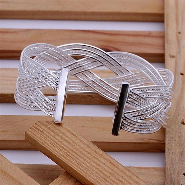new silver color jewelry fashion women classic weave bangle selling burst models silver jewelry h sqcebx, Black 
new silver color jewelry fashion women classic weave bangle selling burst models silver jewelry h sqcebx, Black