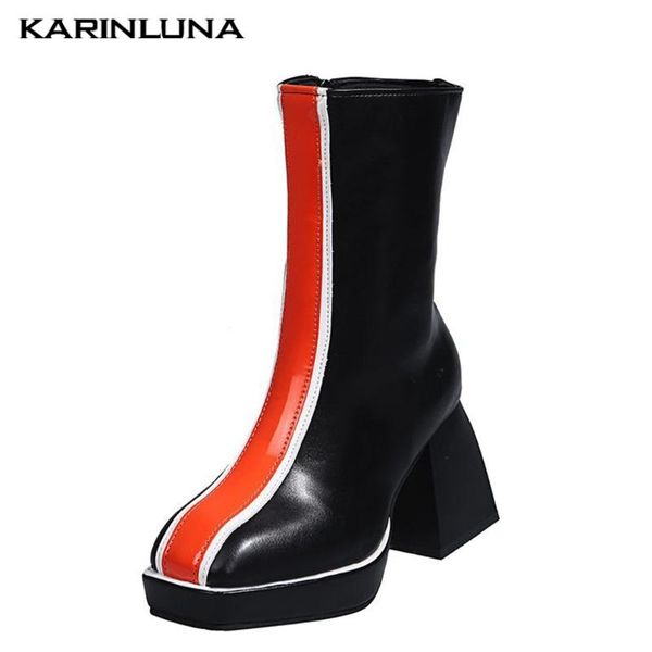 karin высокого качества brand design женщин обувь многоцветный круглый toe копыт каблуки zip ankel пинетки женский, Black
karin высокого качества brand design женщин обувь многоцветный круглый toe копыт каблуки zip ankel пинетки женский, Black