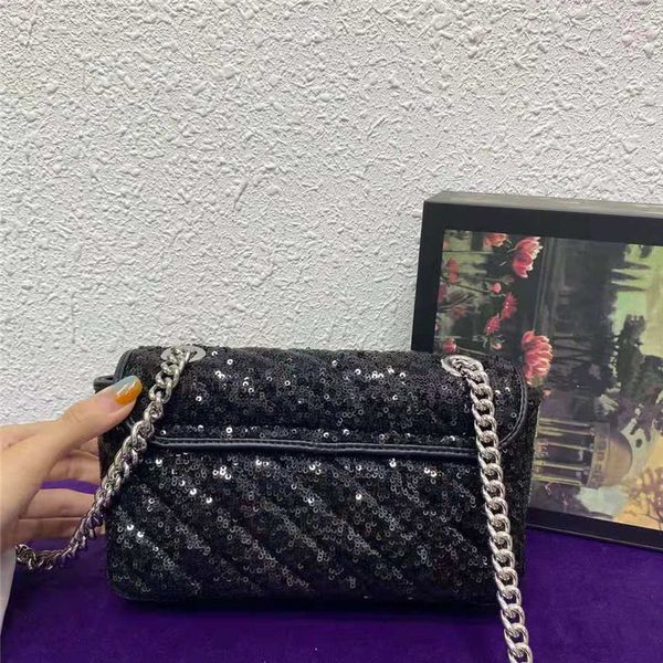 updated christmas limited version sequins cross body bags silver alloy thinck chains strap shoulder bags luxurys designers bags sequins 22cm
updated christmas limited version sequins cross body bags silver alloy thinck chains strap shoulder bags luxurys designers bags sequins 22cm