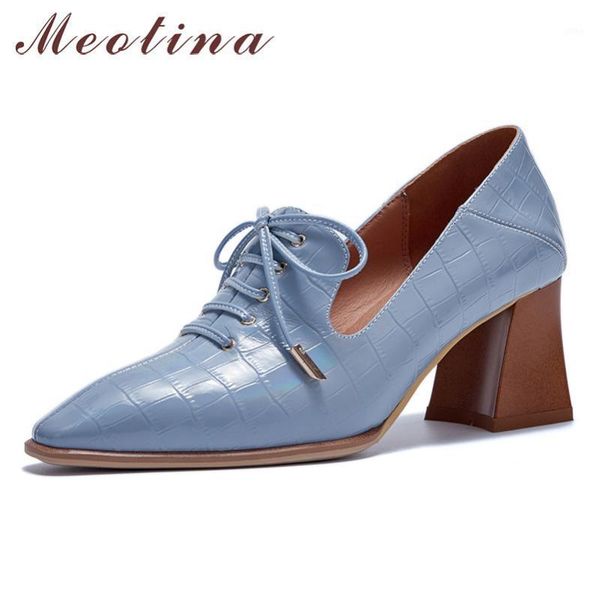 dress shoes meotina high heels women pumps natural genuine leather thick real round toe party ladies size 421, Black
dress shoes meotina high heels women pumps natural genuine leather thick real round toe party ladies size 421, Black