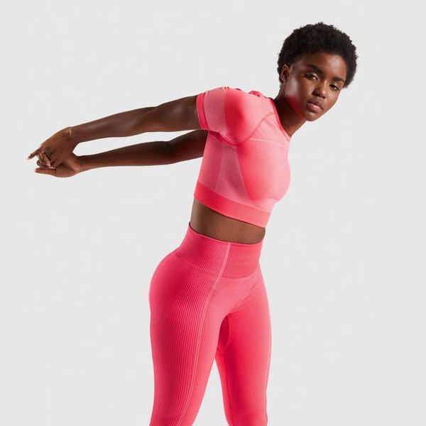 2pcs ultra seamless yoga set for women workout gym crop high waist seamless leggings fitness gym clothing sports suit y1225, Gray
2pcs ultra seamless yoga set for women workout gym crop high waist seamless leggings fitness gym clothing sports suit y1225, Gray