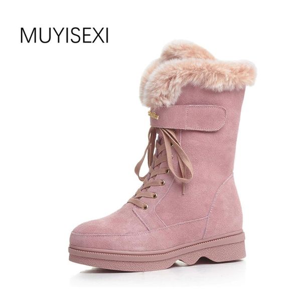 boots snow genuine leather fur zipper flat height increase women winter shoes pink 34-40 lm02 muyisexi, Black
boots snow genuine leather fur zipper flat height increase women winter shoes pink 34-40 lm02 muyisexi, Black