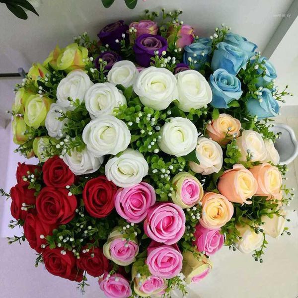decorative flowers & wreaths 10head artificial flower rose simulation silk wedding decor holding year party fake flower1
decorative flowers & wreaths 10head artificial flower rose simulation silk wedding decor holding year party fake flower1