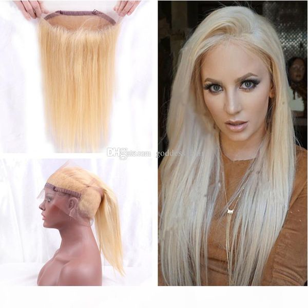 pre plucked 360 lace band frontal 22.5*4*2 blonde 613 virgin human hair 360 lace band frontal with baby hair, Black;brown
pre plucked 360 lace band frontal 22.5*4*2 blonde 613 virgin human hair 360 lace band frontal with baby hair, Black;brown