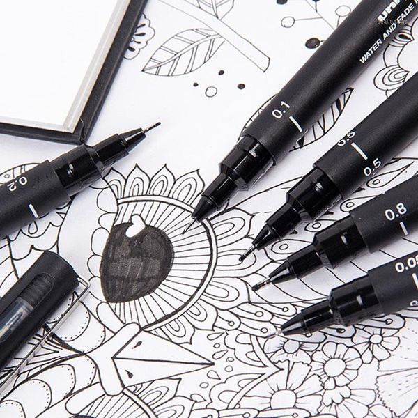 1pcs uni pin-200 pigma micron pin drawing pen black fine line needle point tubular drawing pen set of 6 0.05/0.1/0.2/0.3/0.5/0.81
1pcs uni pin-200 pigma micron pin drawing pen black fine line needle point tubular drawing pen set of 6 0.05/0.1/0.2/0.3/0.5/0.81
