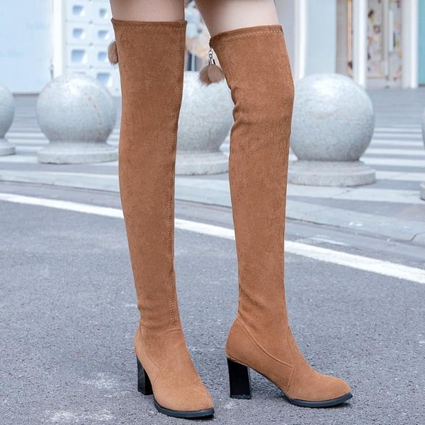winter over the knee boots brown high boots women side zip knee bare back zip square heel casual long tube booties#g4, Black
winter over the knee boots brown high boots women side zip knee bare back zip square heel casual long tube booties#g4, Black