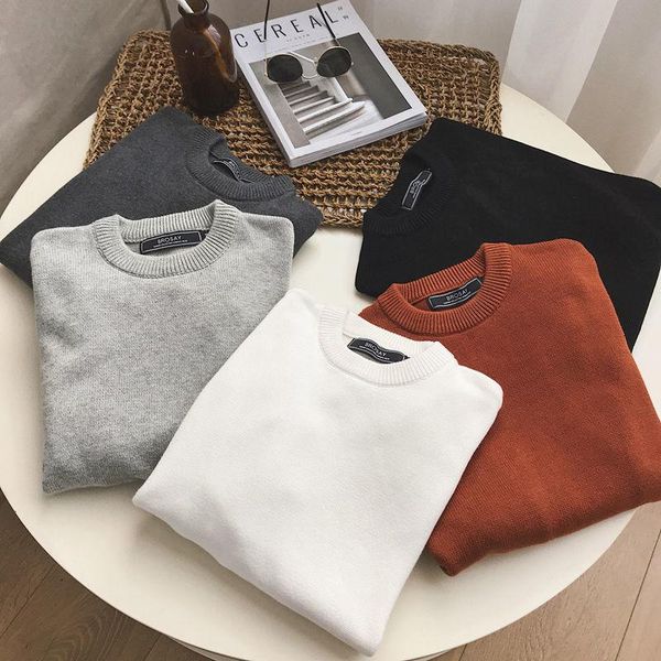 men's sweaters mrgoldenbowl autumn and winter sweater long-loose slim solid casual style men thick o-neck knitted, White;black
men's sweaters mrgoldenbowl autumn and winter sweater long-loose slim solid casual style men thick o-neck knitted, White;black