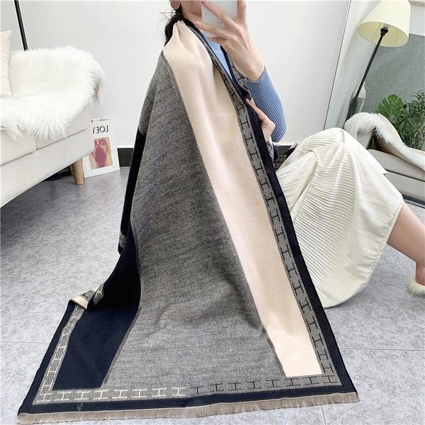 2020 new arrival hit color geometric cashmere scarves women winter thick warm blanket wool scarf shawl wraps double sides, Blue;gray
2020 new arrival hit color geometric cashmere scarves women winter thick warm blanket wool scarf shawl wraps double sides, Blue;gray