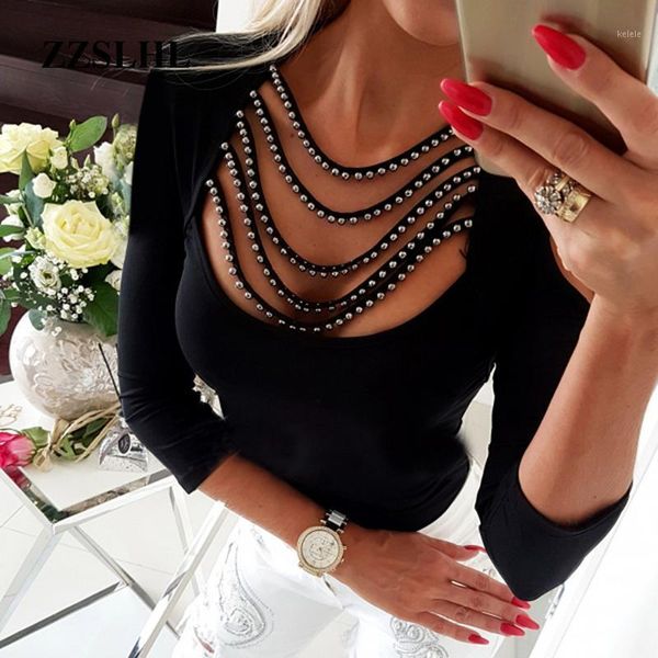 long sleeved off shoulder solid beading and blouse women hollow out rivet white shirt ladies casual slim autumn camisa d351
long sleeved off shoulder solid beading and blouse women hollow out rivet white shirt ladies casual slim autumn camisa d351