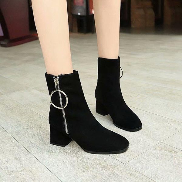boots women british wind woman med heeled ankle shoes black large zipper thick warm short coarse heel winter
boots women british wind woman med heeled ankle shoes black large zipper thick warm short coarse heel winter