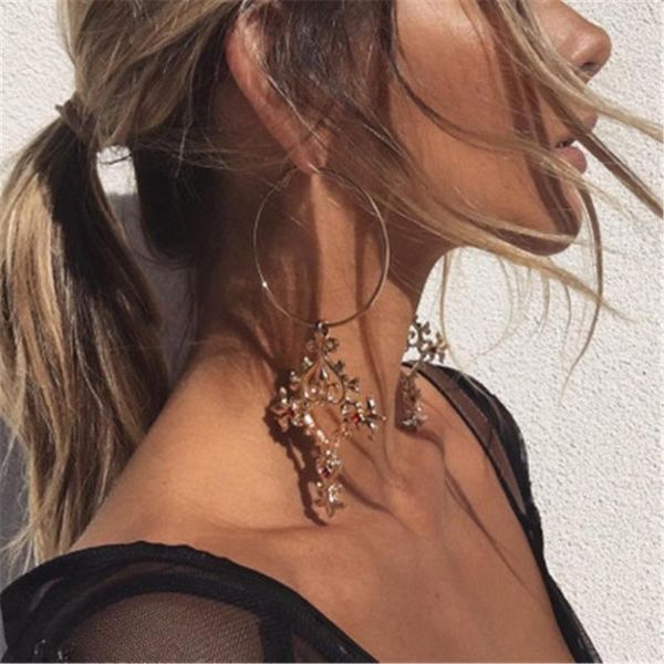 women female vintage hyperbolic big hoop earring set fashion hollow flower geometric metal earring jewelry wholesale-xj-w17, Golden;silver
women female vintage hyperbolic big hoop earring set fashion hollow flower geometric metal earring jewelry wholesale-xj-w17, Golden;silver