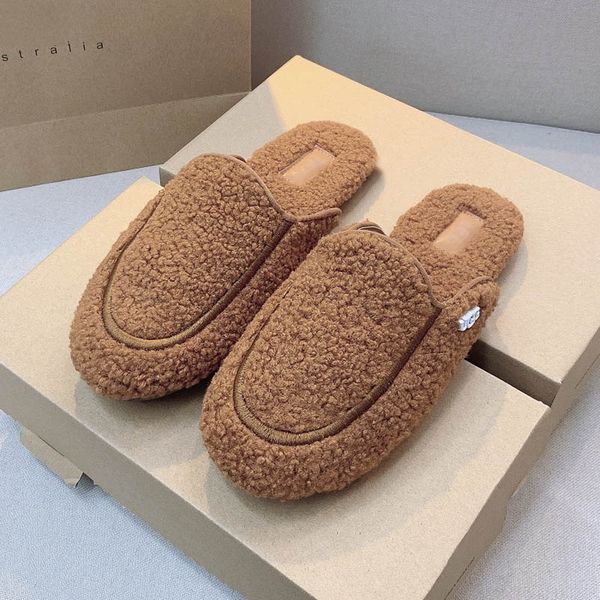 new australia brands winter lambswool slipper women fur wool plush sliders lambskin sandals flat heel slippers luxurys designers shoes, Black
new australia brands winter lambswool slipper women fur wool plush sliders lambskin sandals flat heel slippers luxurys designers shoes, Black
