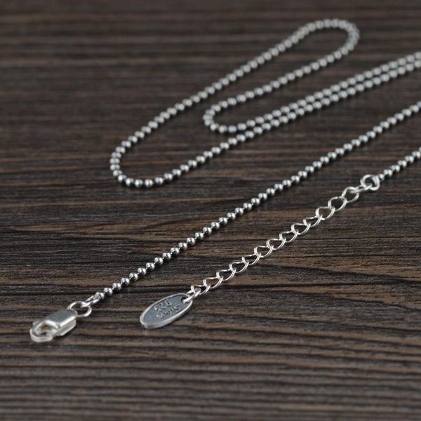 chains fine necklace women jewelry 925 silver round beads for 2021 drop center trendy style
chains fine necklace women jewelry 925 silver round beads for 2021 drop center trendy style