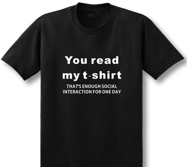 new fashion you read my t-shirt anti social new mens funny t shirt men short sleeve t-shirt tees sport hooded sweatshirt hoodie
new fashion you read my t-shirt anti social new mens funny t shirt men short sleeve t-shirt tees sport hooded sweatshirt hoodie