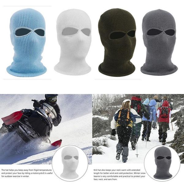beanie/skull caps winter thermal 2 hole ski mask hood cover windproof full face us, Blue;gray
beanie/skull caps winter thermal 2 hole ski mask hood cover windproof full face us, Blue;gray