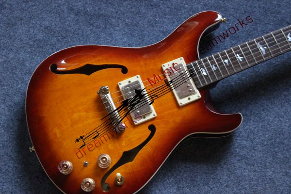 f hole hollow electric guitar mahogany arch shadow maple can customize yellow
f hole hollow electric guitar mahogany arch shadow maple can customize yellow