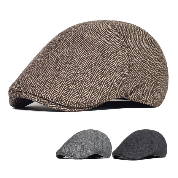 vintage herringbone beret double wearing style men hats newsboy cap british western style ivy cap classic hats woman 201026, Blue;gray
vintage herringbone beret double wearing style men hats newsboy cap british western style ivy cap classic hats woman 201026, Blue;gray