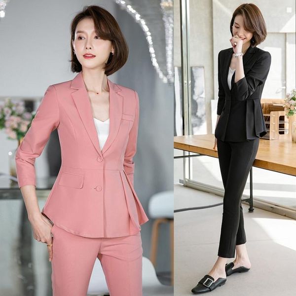 fashion pink blazer women business suits pant and jacket office ladies work wear uniforms clothes styles1, White
fashion pink blazer women business suits pant and jacket office ladies work wear uniforms clothes styles1, White