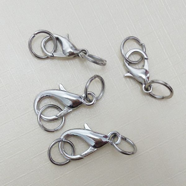 lobster clasps swivel snap jewelry jump rings trigger hooks crimp beads ends spring cord texture metal chains choker connector