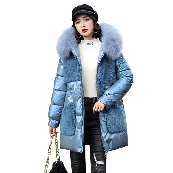 women winter parkas jacket fashion fur collar hooded thick winter jacket coat new casual chic street women's jacket parkas 201110, Black
women winter parkas jacket fashion fur collar hooded thick winter jacket coat new casual chic street women's jacket parkas 201110, Black