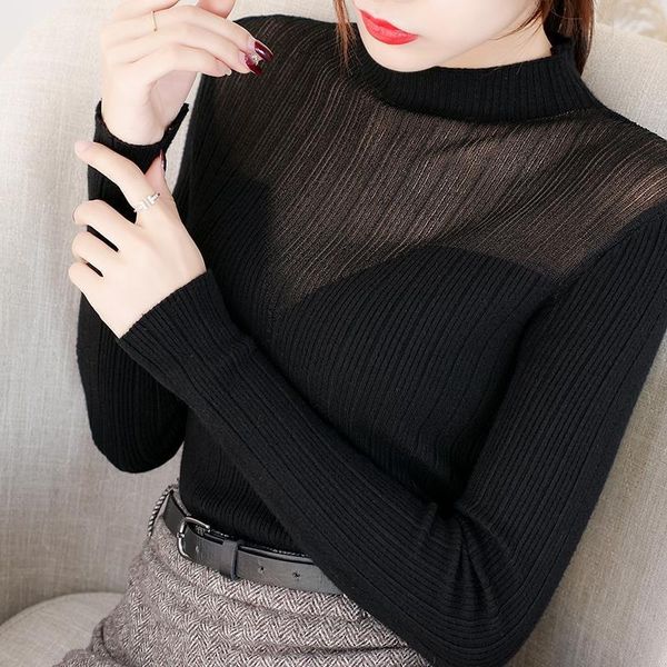 turtleneck sweater womens autumn winter slim mesh korean pullover jumper knitted sweater pull femme hiver truien green, White;black
turtleneck sweater womens autumn winter slim mesh korean pullover jumper knitted sweater pull femme hiver truien green, White;black