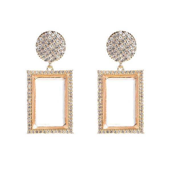 fashion designer rhinestone earrings for women geometric rectangle big statement drop earring dangles wedding party iced out jewelry gifts, Silver
fashion designer rhinestone earrings for women geometric rectangle big statement drop earring dangles wedding party iced out jewelry gifts, Silver