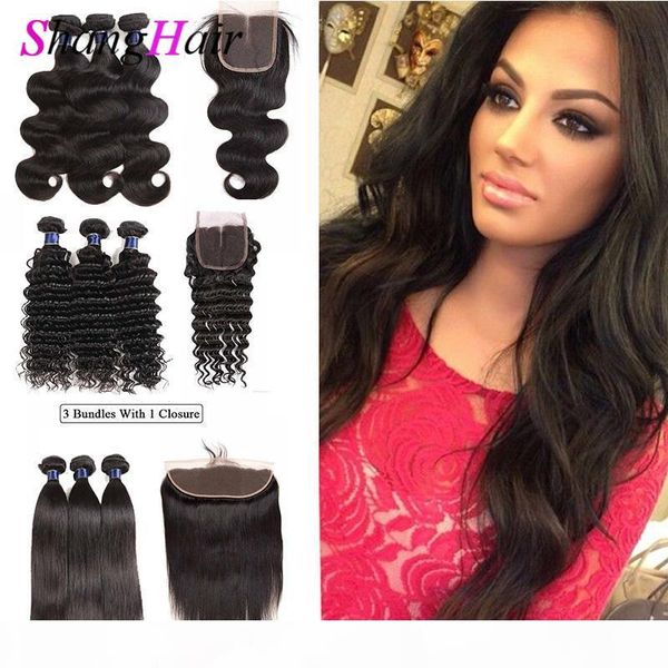 индийский straight body wave 3 пачка с кружевом закрытие 100% необработанное сырье перуанского бразильских виргинских волос глубокой волна с, Black;brown
индийский straight body wave 3 пачка с кружевом закрытие 100% необработанное сырье перуанского бразильских виргинских волос глубокой волна с, Black;brown