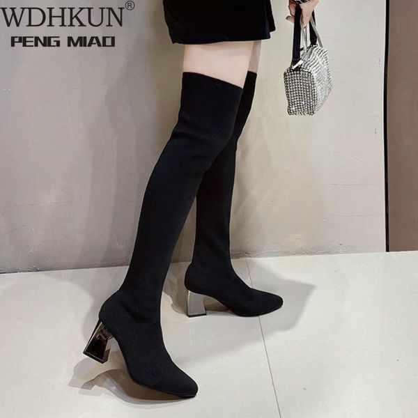 wdhkun размер 35-41 зима над коленом boots женщины stretch ткань женщина бедренной кость высокой сексуальной женщина обувь длинного бот femi, Black
wdhkun размер 35-41 зима над коленом boots женщины stretch ткань женщина бедренной кость высокой сексуальной женщина обувь длинного бот femi, Black