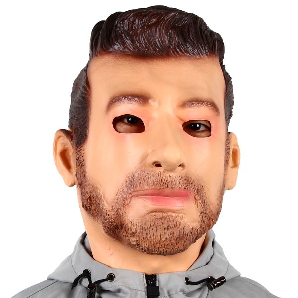 costume accessories lifelike character mask halloween party cosplay clothing headgear mischief latex props handsome dress up, Silver
costume accessories lifelike character mask halloween party cosplay clothing headgear mischief latex props handsome dress up, Silver