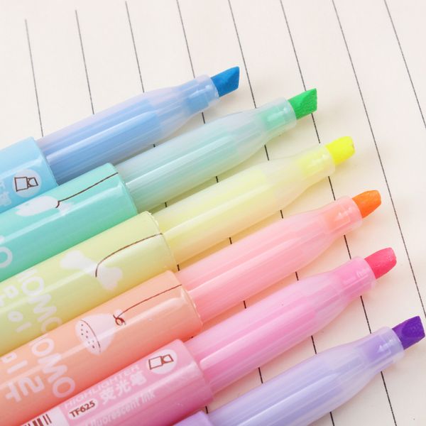 6 Colors/Set Cute Animals Double-end Highlighter pen Fluorescent pen Stationery Office Material School Supplies KissButy
6 Colors/Set Cute Animals Double-end Highlighter pen Fluorescent pen Stationery Office Material School Supplies KissButy