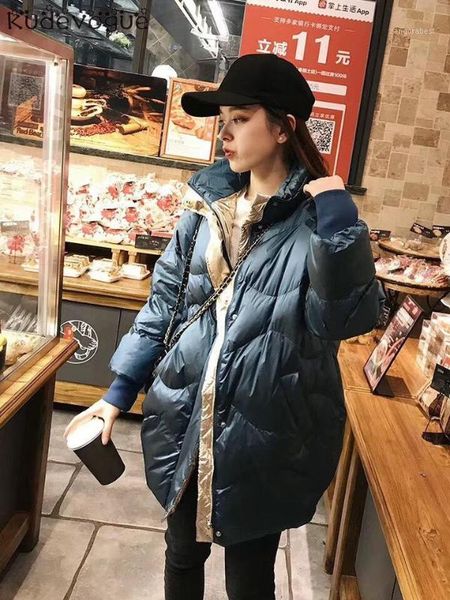 mid-length down jacket white duck down thread sleeve winter korean style loose and thick1, Black
mid-length down jacket white duck down thread sleeve winter korean style loose and thick1, Black
