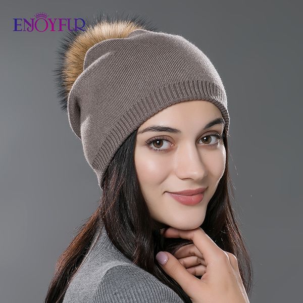 women winter hat wool knitted beanies cap real natural fox fur pompom hats solid colors gorros cap female causal hat 201027, Blue;gray
women winter hat wool knitted beanies cap real natural fox fur pompom hats solid colors gorros cap female causal hat 201027, Blue;gray