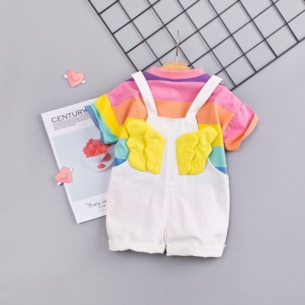 summer toddler infant clothing baby girls boys clothes sets rainbow t shirt strap shorts kids new fashion children costume suits y200325, White
summer toddler infant clothing baby girls boys clothes sets rainbow t shirt strap shorts kids new fashion children costume suits y200325, White