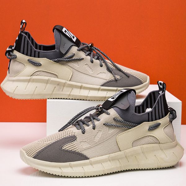 men shoes flying woven sneakers breathable lightweight casual shoes height-increasing shoes zapatillas de hombre, Black
men shoes flying woven sneakers breathable lightweight casual shoes height-increasing shoes zapatillas de hombre, Black