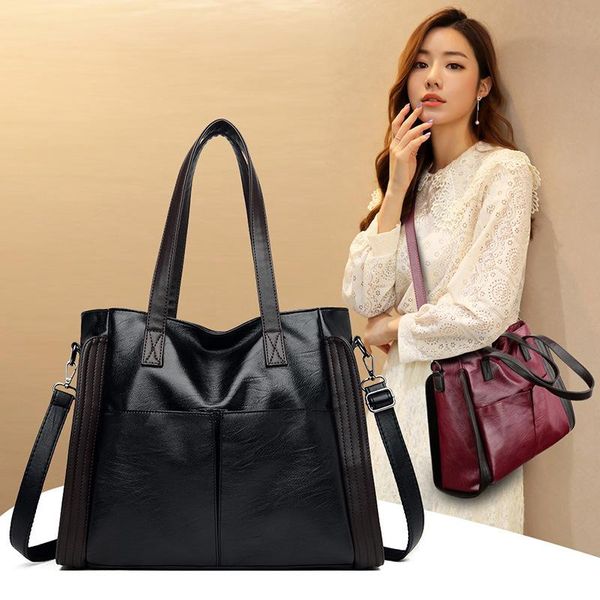 korean simple large capacity soft leather bag for women fashion one shoulder messenger bag versatile fashion handbag tote
korean simple large capacity soft leather bag for women fashion one shoulder messenger bag versatile fashion handbag tote