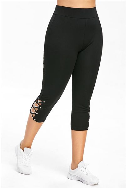 plus size criss cross capri leggings fashion skinny solid mid waist women pants capri 2021 summer lady trousers 5xl, Black
plus size criss cross capri leggings fashion skinny solid mid waist women pants capri 2021 summer lady trousers 5xl, Black