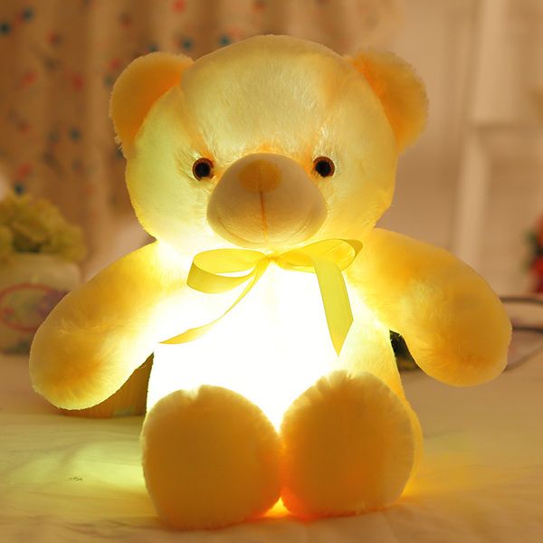 creative light up soft led teddy bear stuffed toy animals plush toy colorful glowing kid christmas gift
creative light up soft led teddy bear stuffed toy animals plush toy colorful glowing kid christmas gift