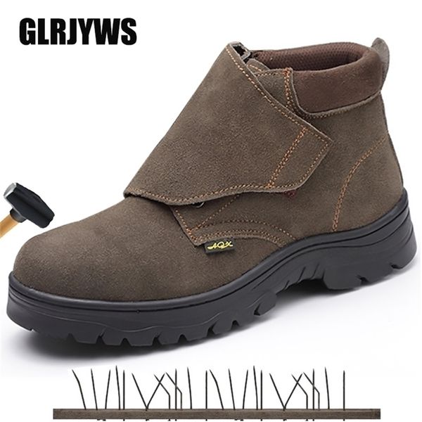 new welding anti-smash anti-stab safety anti-spark splash leather non-slip wear-resistant work shoes y200915, Black;brown
new welding anti-smash anti-stab safety anti-spark splash leather non-slip wear-resistant work shoes y200915, Black;brown