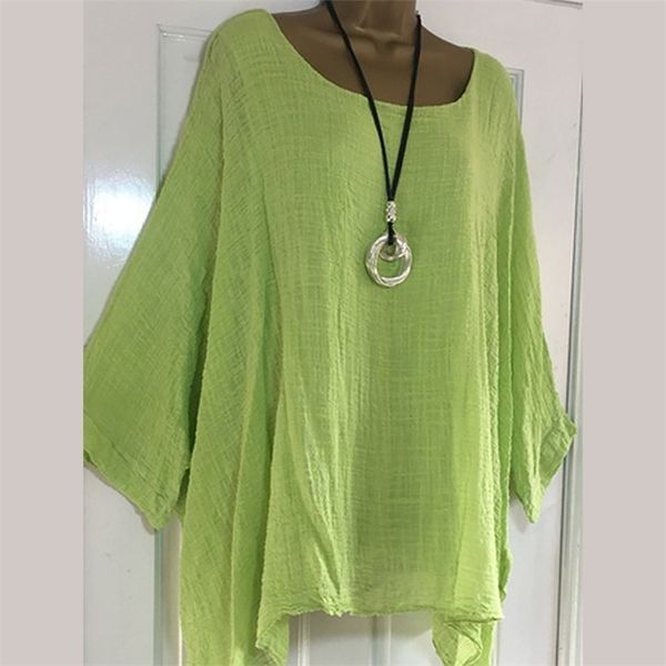 casual crew neck women's blouse batwing sleeve loose ladies shirts spring summer womens and blouses plus size tunic lj200831, White
casual crew neck women's blouse batwing sleeve loose ladies shirts spring summer womens and blouses plus size tunic lj200831, White