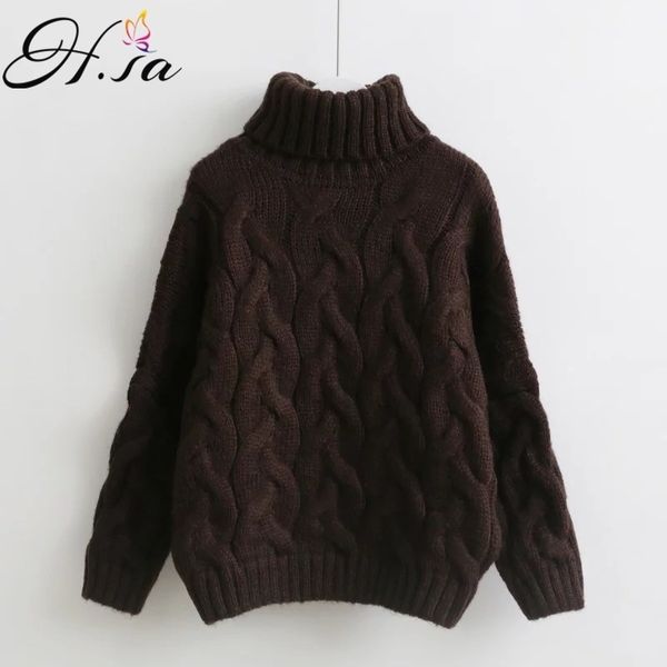 h.sa women turtleneck sweaters autumn winter pull jumpers european casual twist warm sweaters female oversized sweater pull 201030, White
h.sa women turtleneck sweaters autumn winter pull jumpers european casual twist warm sweaters female oversized sweater pull 201030, White